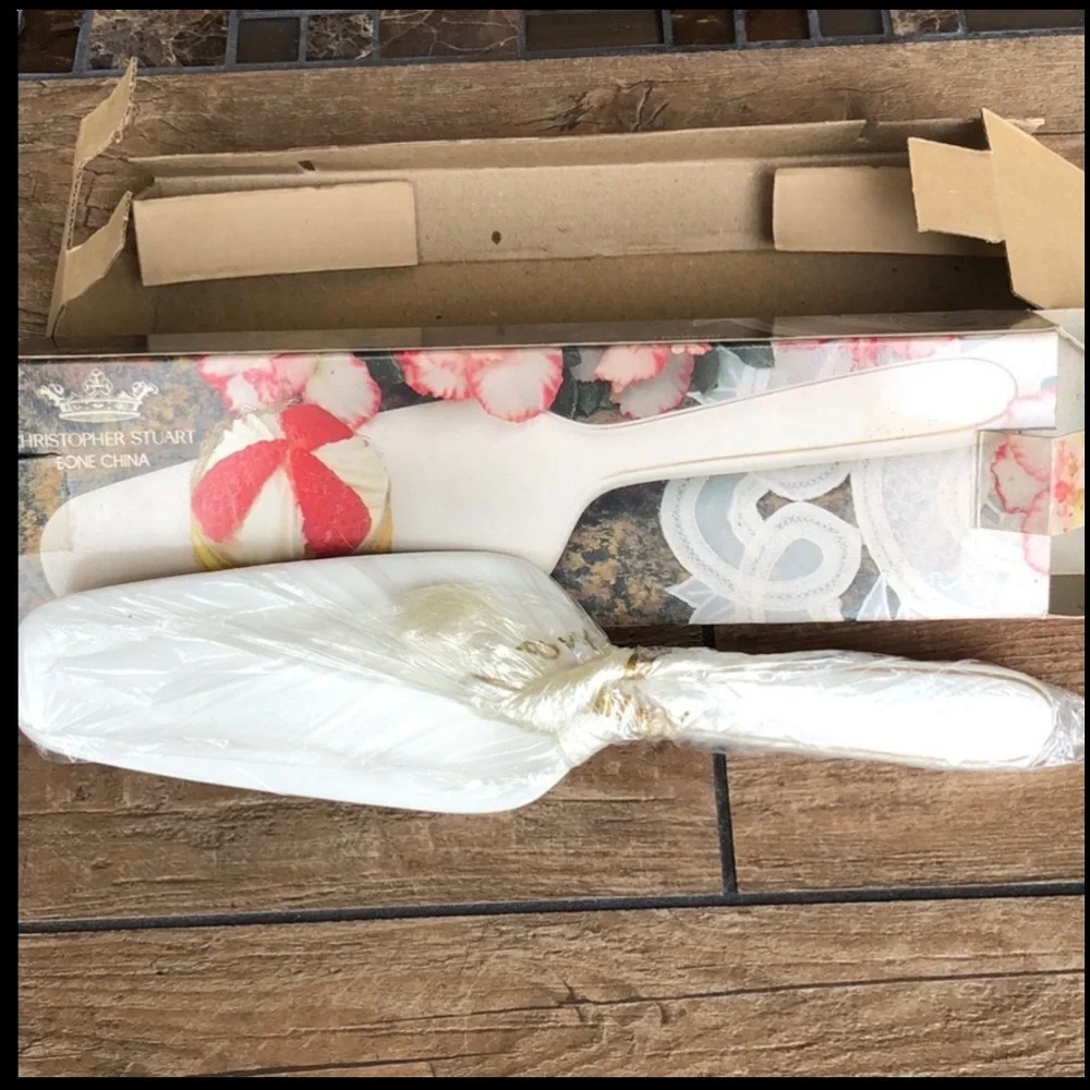 Christopher Stuart Vintage Royal Bone China Cake Server Bundle